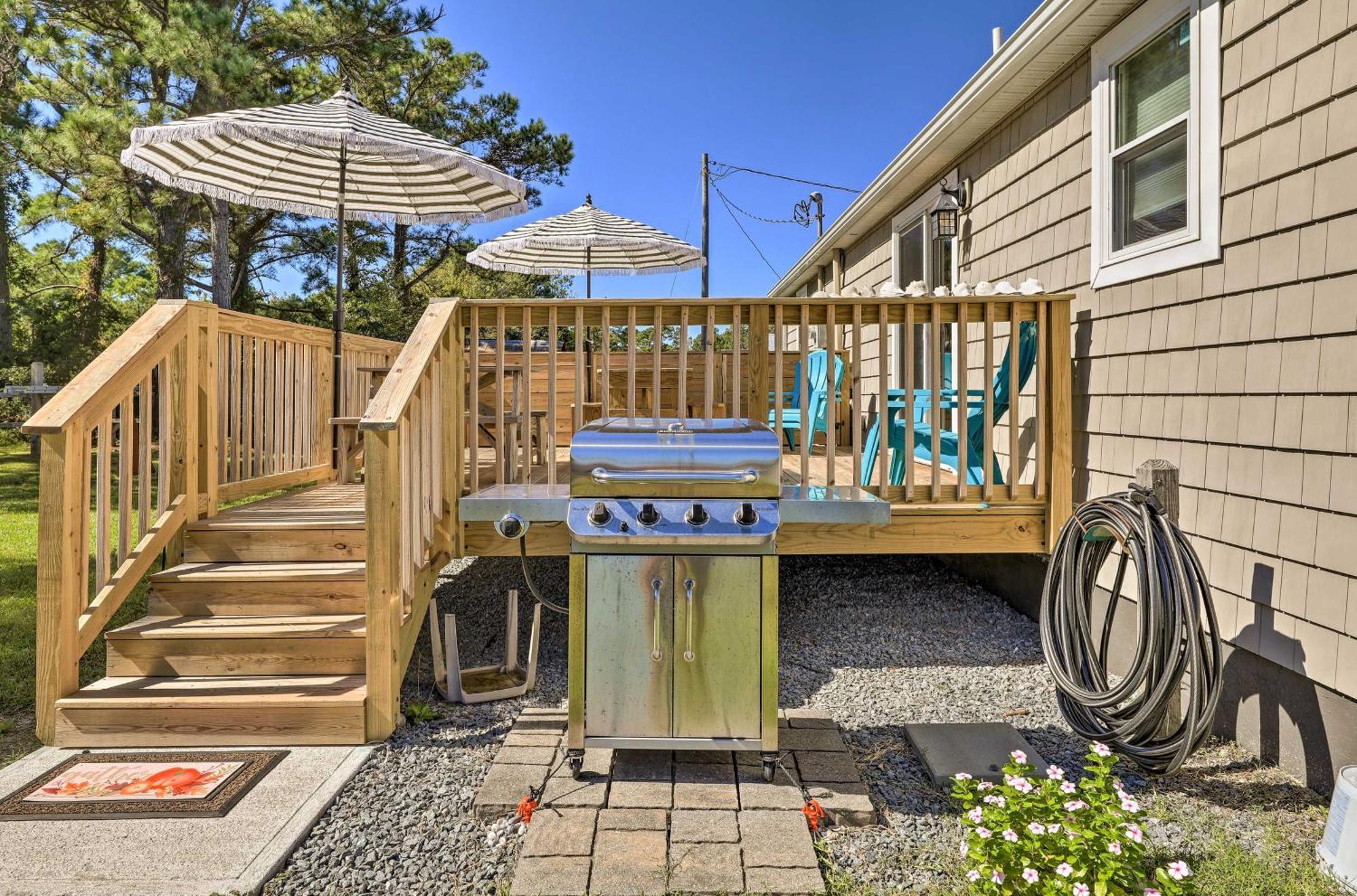 The Willowberry House With Deck And Grill! Harkers Island Exterior foto