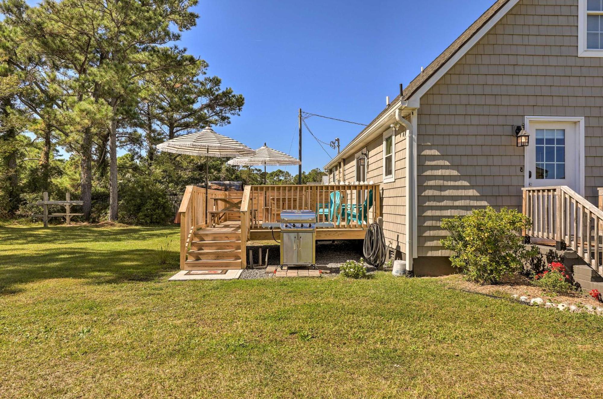 The Willowberry House With Deck And Grill! Harkers Island Exterior foto
