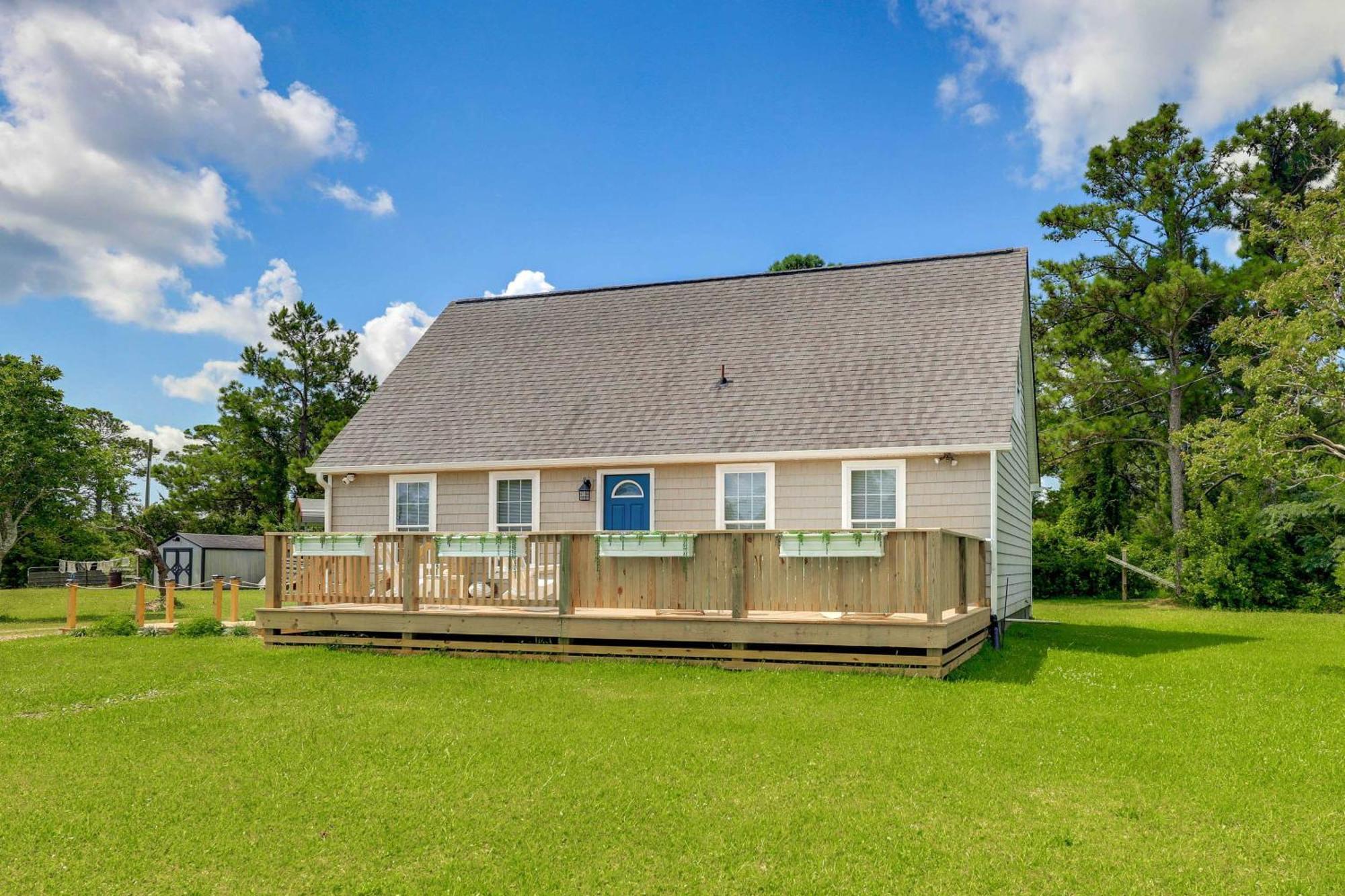 The Willowberry House With Deck And Grill! Harkers Island Exterior foto
